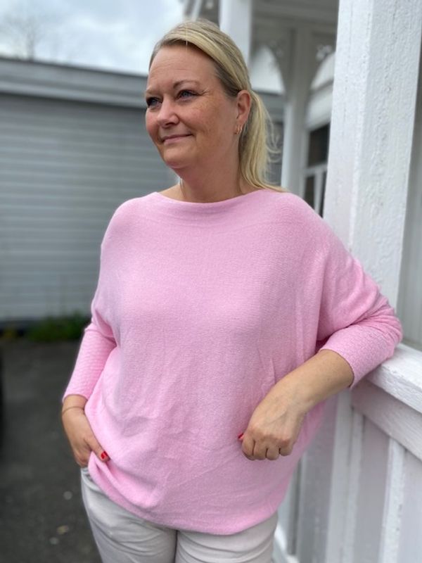 Marielle genser, rosa