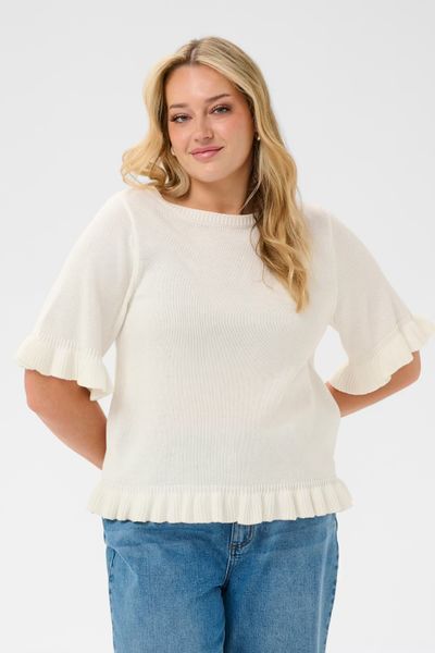 Hovedbilde KC Lindsy Knit Pullover, Chalk