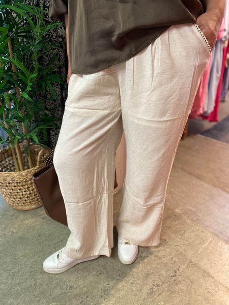 Hovedbilde Liviah linbukse, beige