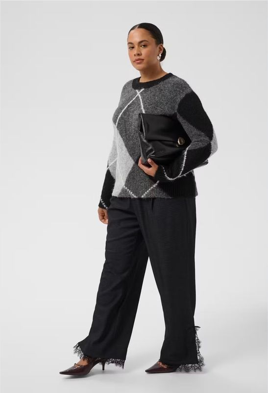KCkit Pullover grey melange/black 