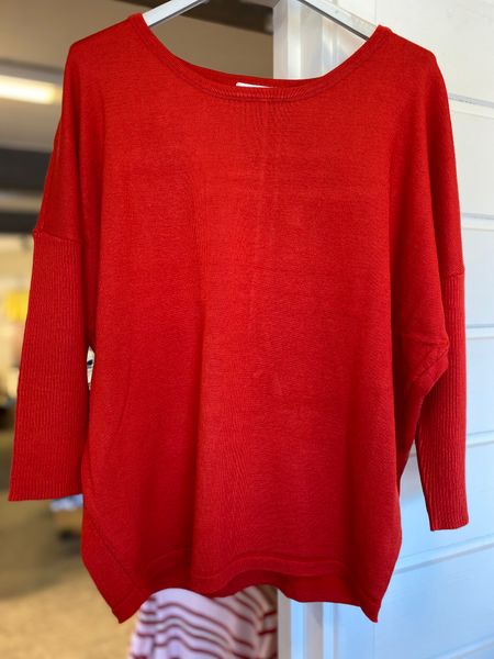 Hovedbilde Mila SZ Pullover 3/4 erme, Valiant Poppy