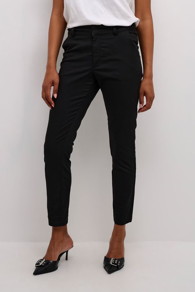 KA Lea 7/8 Chino Pant, Black deep