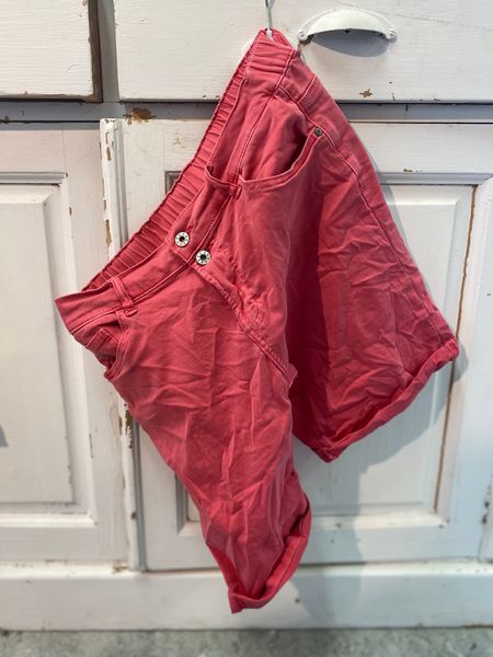 Hovedbilde Denim shorts, bringebær rosa