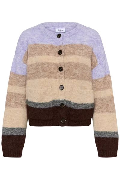 Hovedbilde Seraphina SZ Cardigan, brun/beige/lavendel