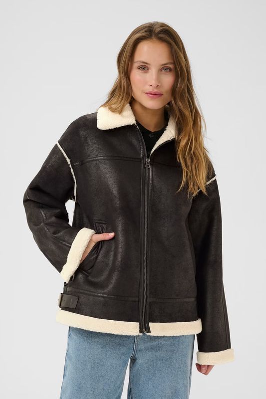 KApernille Casual Jakke, Black deep