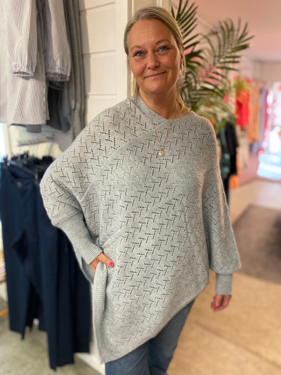 KC Olina Poncho, Grå melange