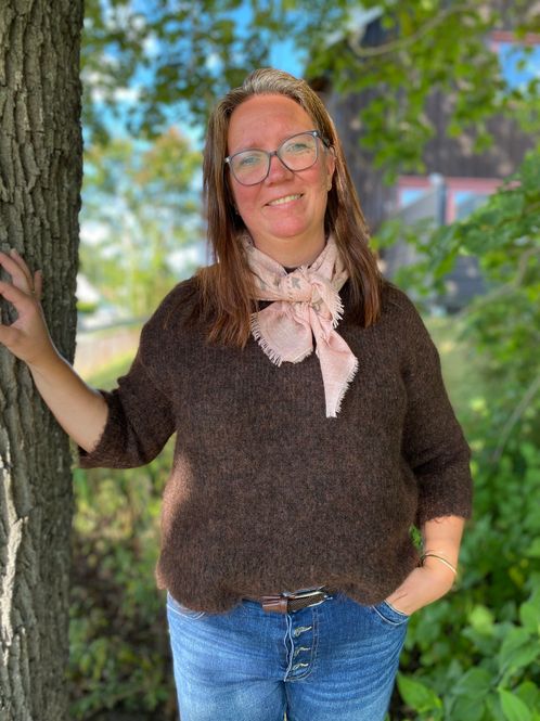 Hovedbilde BY Nyla Pullover, Java/mørk brun