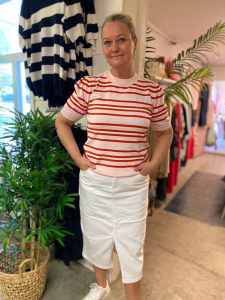 Hovedbilde KA Zelina Denim skjørt, Chalk