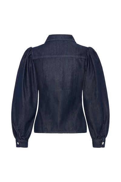 Hovedbilde BY Kalla denim skjorte, Dark blue denim