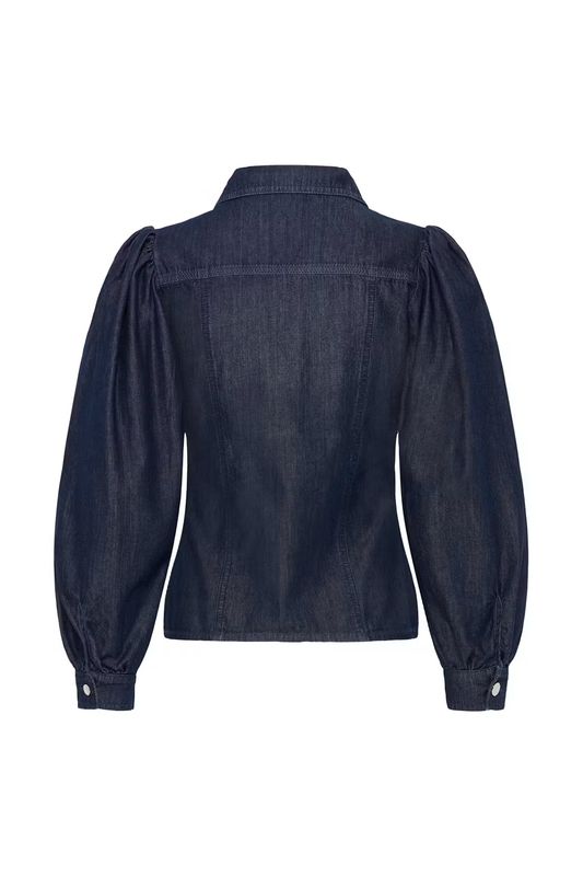 BY Kalla denim skjorte, Dark blue denim