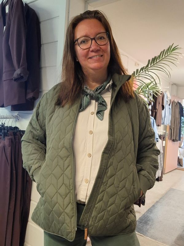 KALEILA Quilt Jacket Olive Night